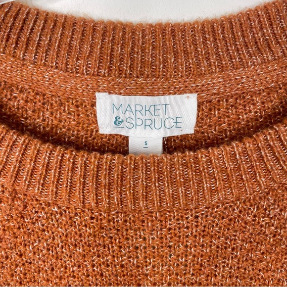 Stitch Fix l Market & Spruce Janice Textured Button Detail Raglan Sweater, Small - Picture 6 of 10